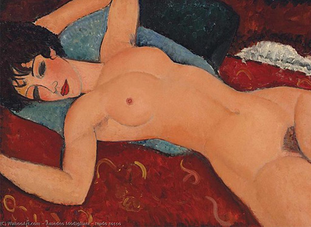 Amedeo Modigliani Nudo rosso