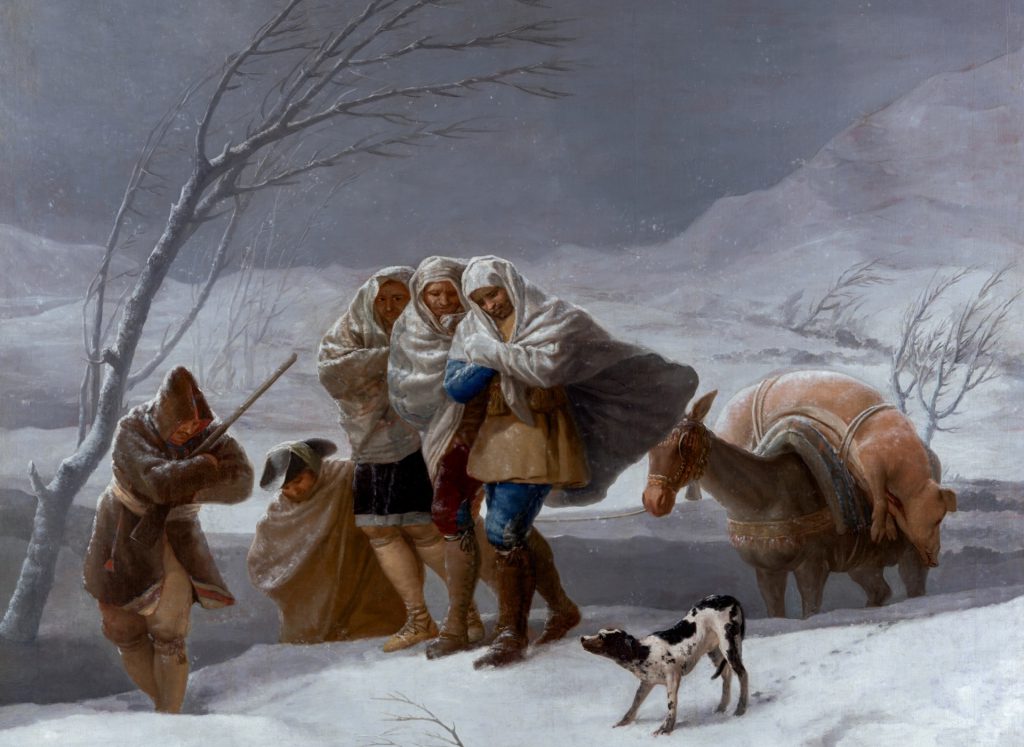 La nevada Francisco de Goya